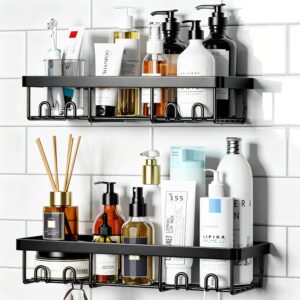 Moforoco self-adhesive shower shelf for shampoo and bathroom storage
