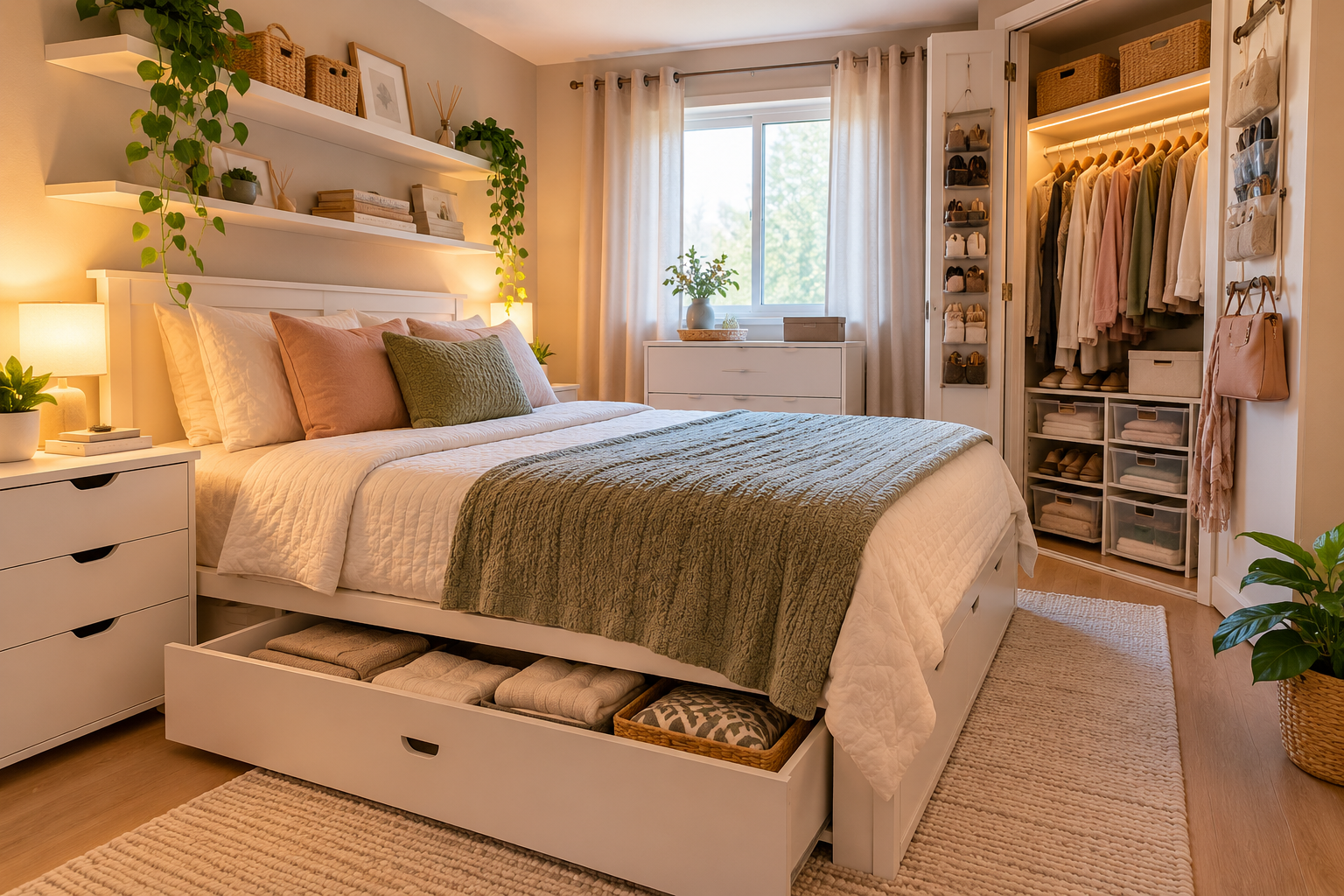 Bedroom Organization Ideas: 15 Smart Ways to Organize a Small Bedroom